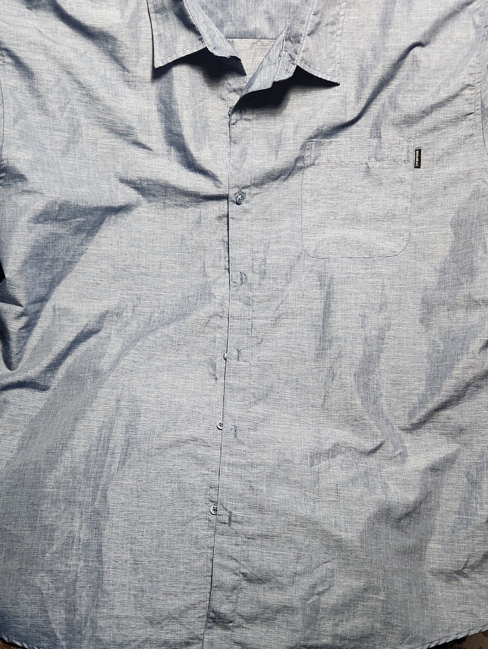 Light Blue Men’s Button-Up Shirt Size 3XLT Molokai SURF CO.